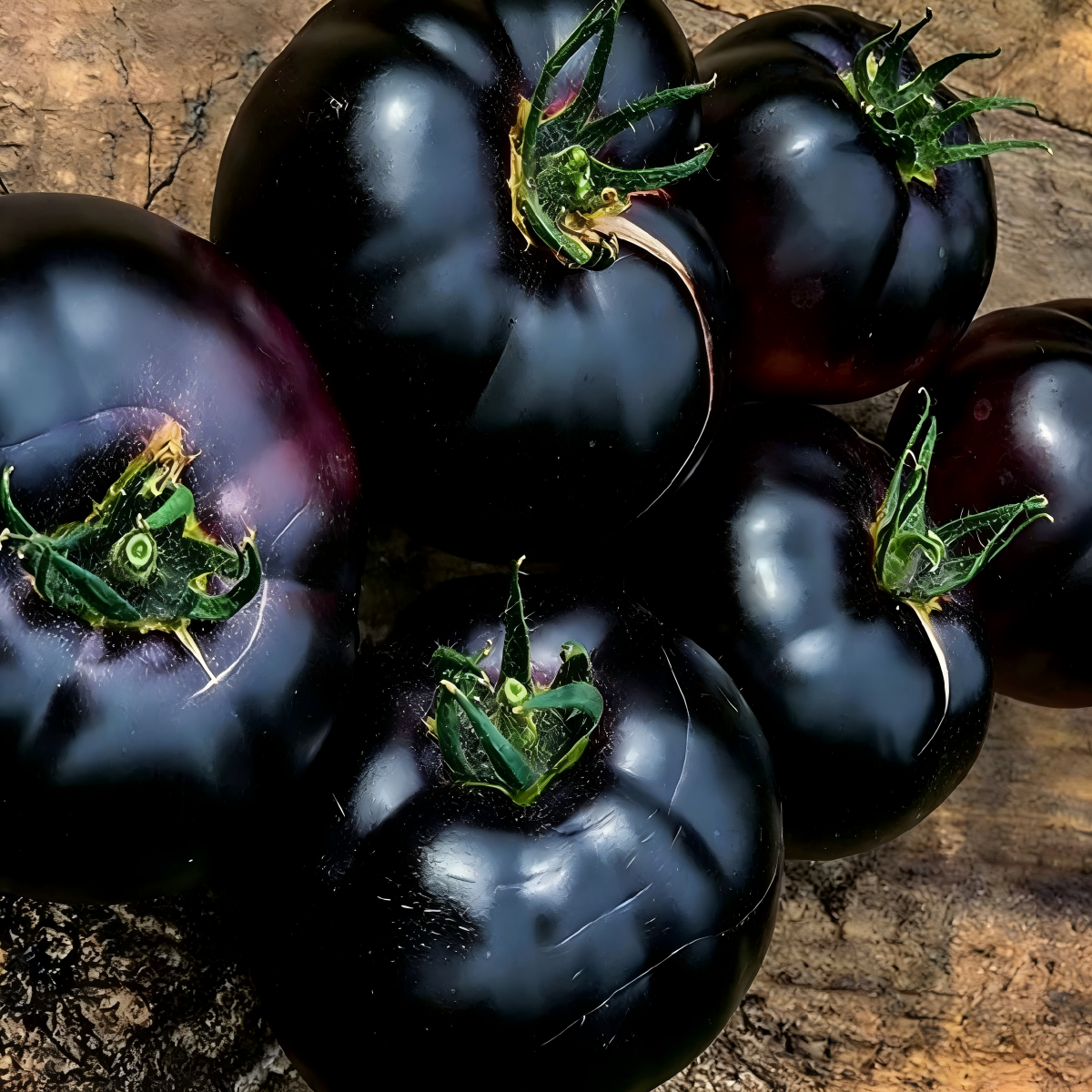 Black Pearl Cherry Tomato Seeds(Non-GMO Heirloom)