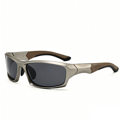 New Outdoor Sports Polarized Cycling Glasses for Men, Fashionable Cool Driving Sunglasses for Mountaineering and Hiking